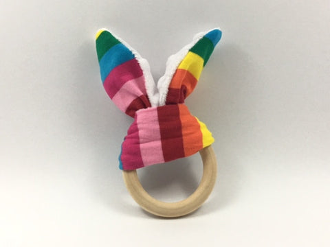 Teething Bunny (Rainbow)