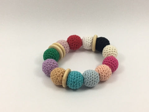 Teething Crochet Beads Rattle