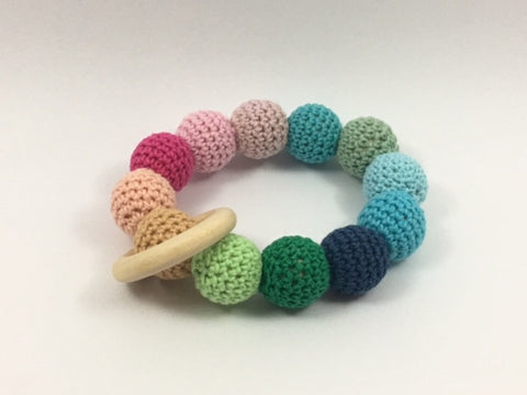 Teething Crochet Beads Rattle